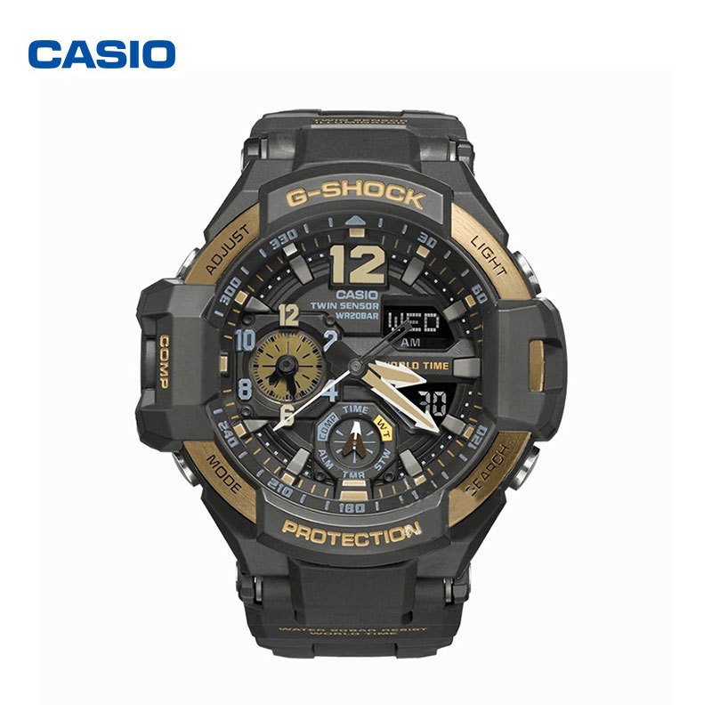 卡西欧(CASIO)手表 G-SHOCK系列 200防水 运动多功能电子男士手表GA-1100-9G