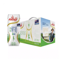 安佳脱脂纯牛奶250ml*10盒(新旧包装随机发)新西兰进口 3.6g蛋白 0脂肪 脱脂不脱味