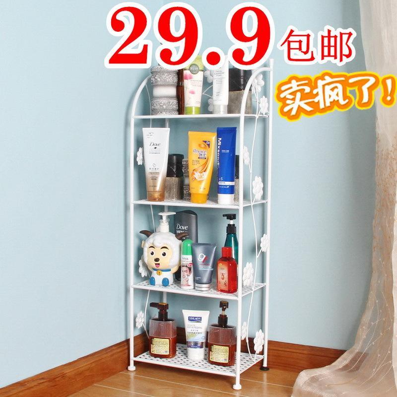 铁艺 落地卫生间厕所脸盆架 洗手间卫浴收纳储物架层架