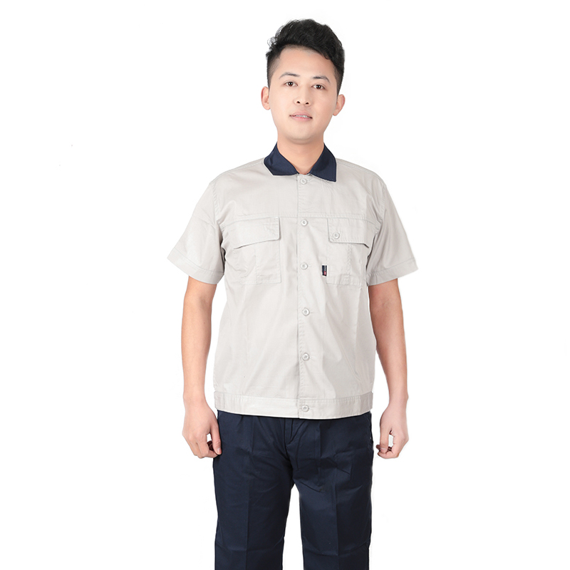 短袖工作服高清大图