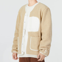 PUMA 彪马男装女装 2022秋季新款户外运动服仿羊羔绒外套健身训练透气保暖上衣539915 539915-12 XS