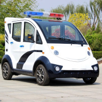 龙云天盾电动巡逻车双排5座电动四轮车观光车物业保安校园巡查车小白车SJ05 标配