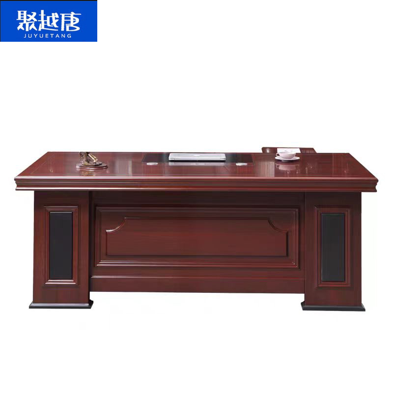 聚越唐(JU YUE TANG)班桌班台办公桌 1600*800*760mm 带双副柜 张高清大图