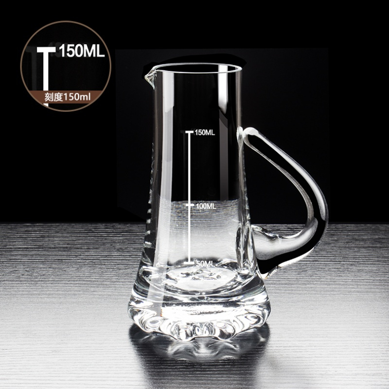 白酒分酒器红酒醒酒器家用酒壶扎壶公道杯无铅水晶玻璃酒具带刻度（请先与客服确认再）