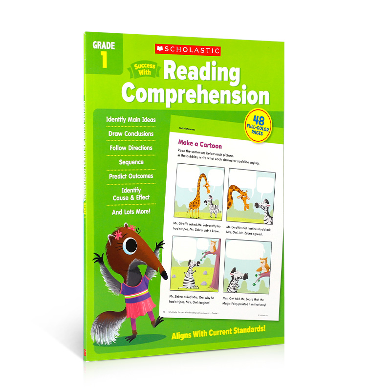 [正版]英文原版 Scholastic Success with Reading Comprehension (Grad高清大图