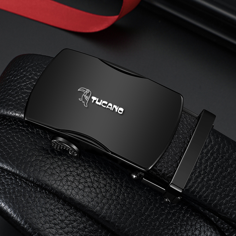 啄木鸟皮带男真皮自动扣牛皮腰带商务青年百搭送老爸送男友搭带高清大图