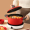 炊大皇(COOKER KING)年轮汤锅(红色)24CM 一锅多用汤锅煮锅蒸锅炖锅焖锅电磁炉通用TG24NLH