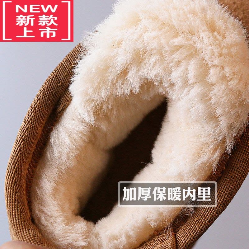 可莉允冬季儿童保暖棉鞋男童雪地靴女童靴子小童鞋防滑防水宝宝鞋子图片