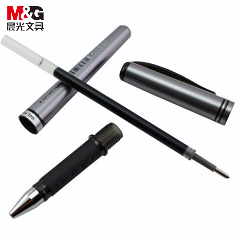 晨光(M&G) AGP13604 中性笔大笔画签字笔水性笔办公1.0mm12支黑色
