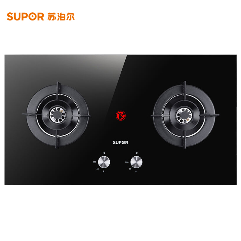 苏泊尔(SUPOR) QB508S液化气灶双灶燃气灶台式嵌入式 黑晶面板 红点防烫 升级童锁保护(液化气)