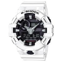 CASIO 男士白色复古风格数显腕表时尚运动休闲手表