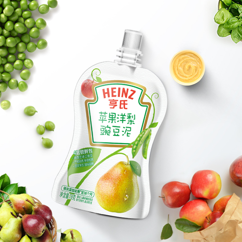 亨氏(Heinz)苹果洋梨豌豆泥78g