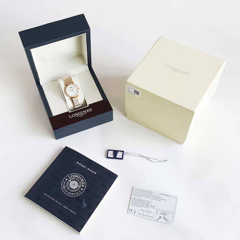 [二手]正品 浪琴 LONGINES 嘉岚 石英 29MM女表 珍珠贝母表盘 原镶钻 99新