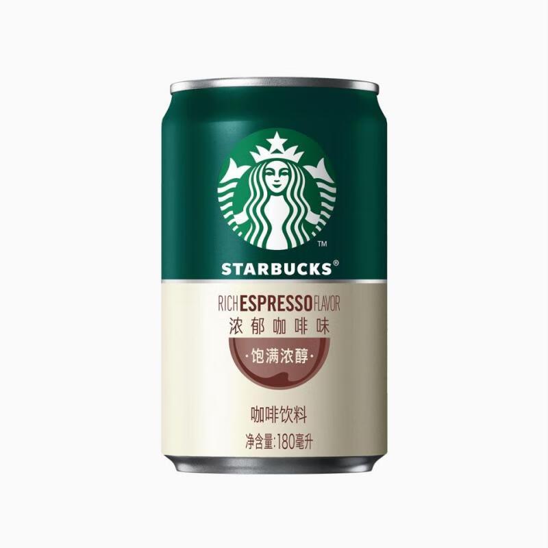 星巴克VIA 星倍醇意式浓缩180ml*24罐