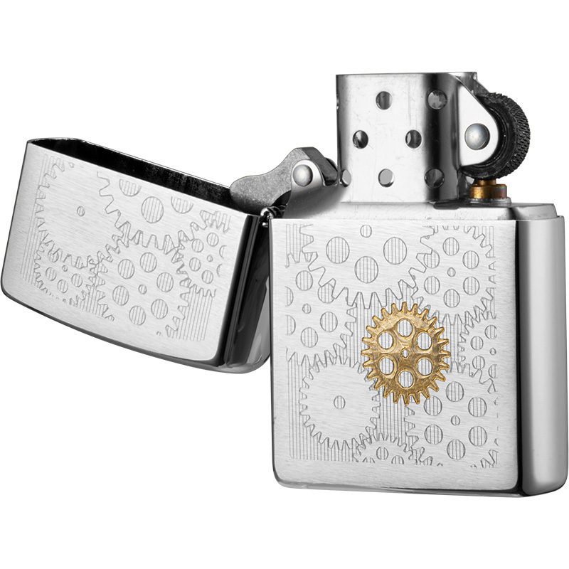 zippo之宝打火机美国原装ZIPPO防风煤油打火机幸运齿轮29907-072380