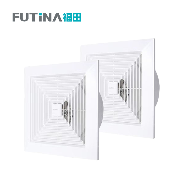 福田 管道换气扇 厨房卫生间天花排气扇吸顶式管道排风扇 250*250mm 单位:个高清大图