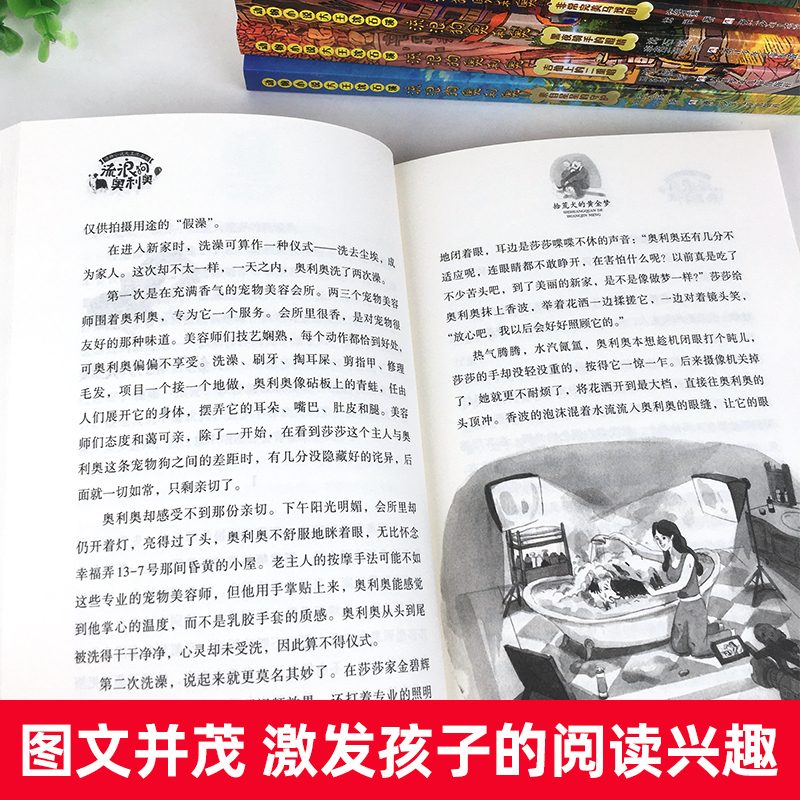 [1-12]流浪狗奥利奥 全套12册 [正版]流浪狗奥利奥 全套12册 吉他上的二重唱来自星星的守护黑夜骑手的眼睛动物小高清大图