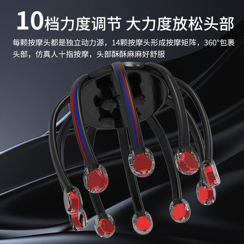 和正 多维度头部解压机 HZ-RELAX-1 沉稳黑*高清大图