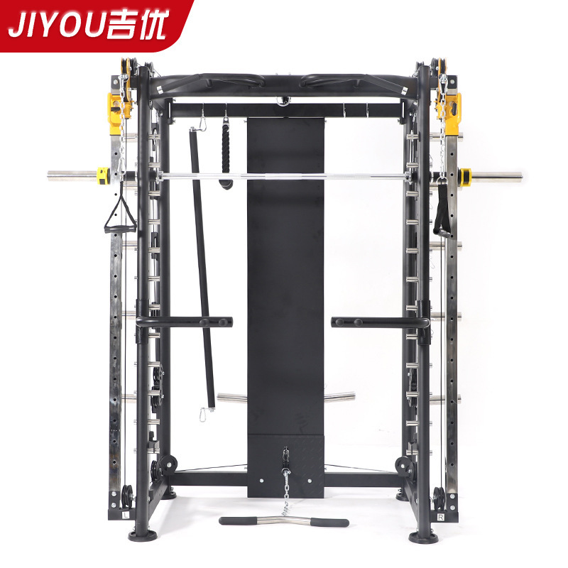 吉优JY-F9035史密斯机龙门架深蹲架卧推举重综合训练器多功能健身器材