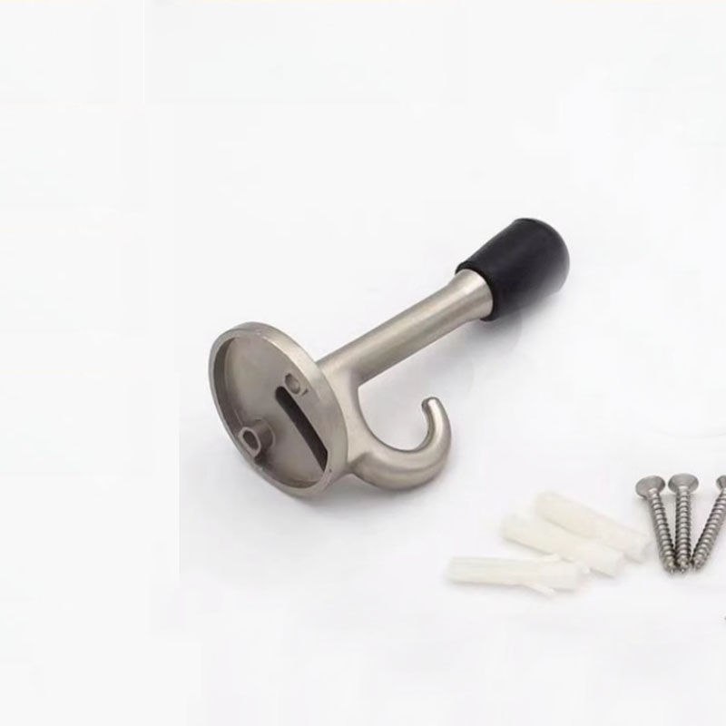 绵冠 实心挂钩门顶 门顶带钩(拉丝银) 40*27*88mm 10个起拍高清大图