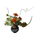 小窝厘 现代花艺仿真绿植盆景新中式售楼处客厅玄关样板房摆件 （陶瓷花器+仿真花）货号1454*