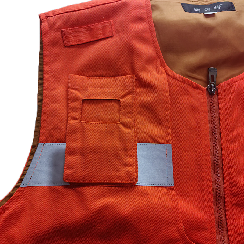 捷妮特 高可视警示橘马甲 JNT-11 件高清大图