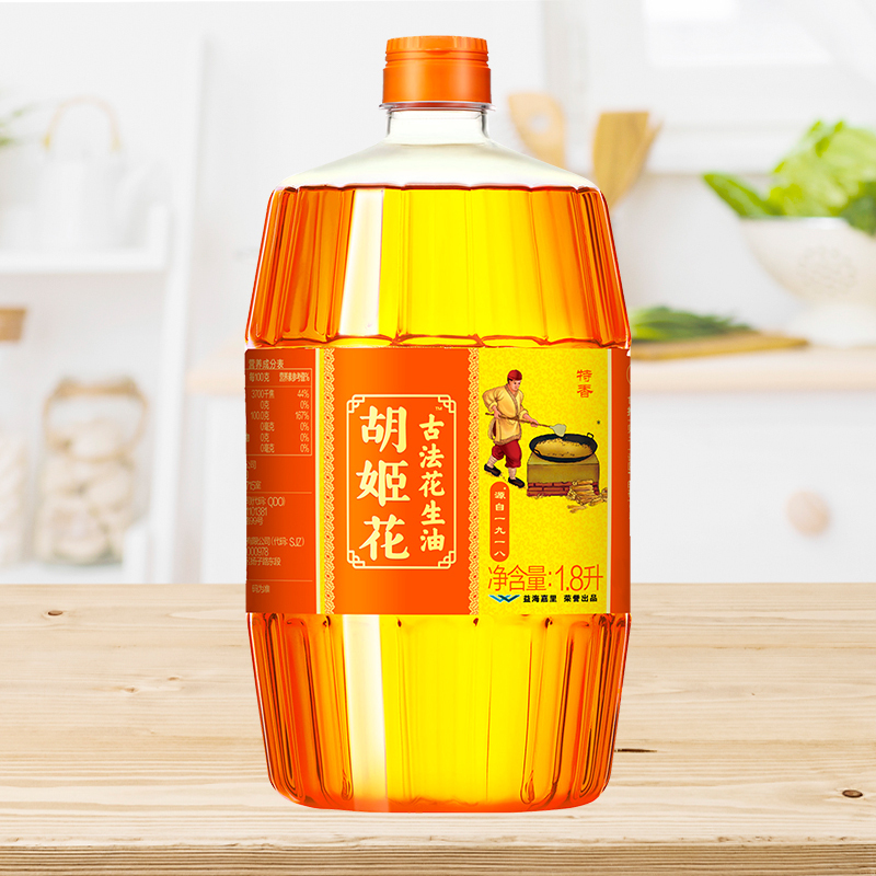 胡姬花古法花生油1.8l