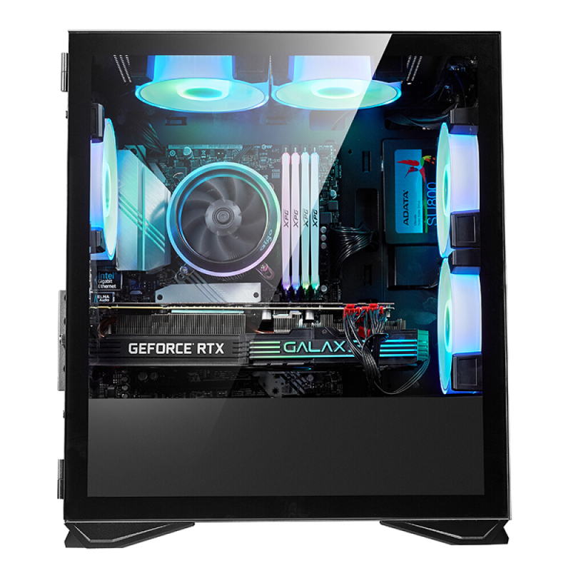 爱国者组装主机I3-9100/16G/256G SSD/1G独显/H310主板/爱国者电源