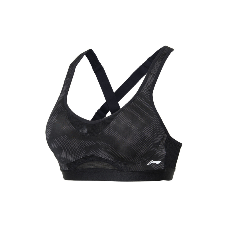 李宁运动胸衣女士健身系列运动内衣女装夏季瑜伽弹力针织运动内衣