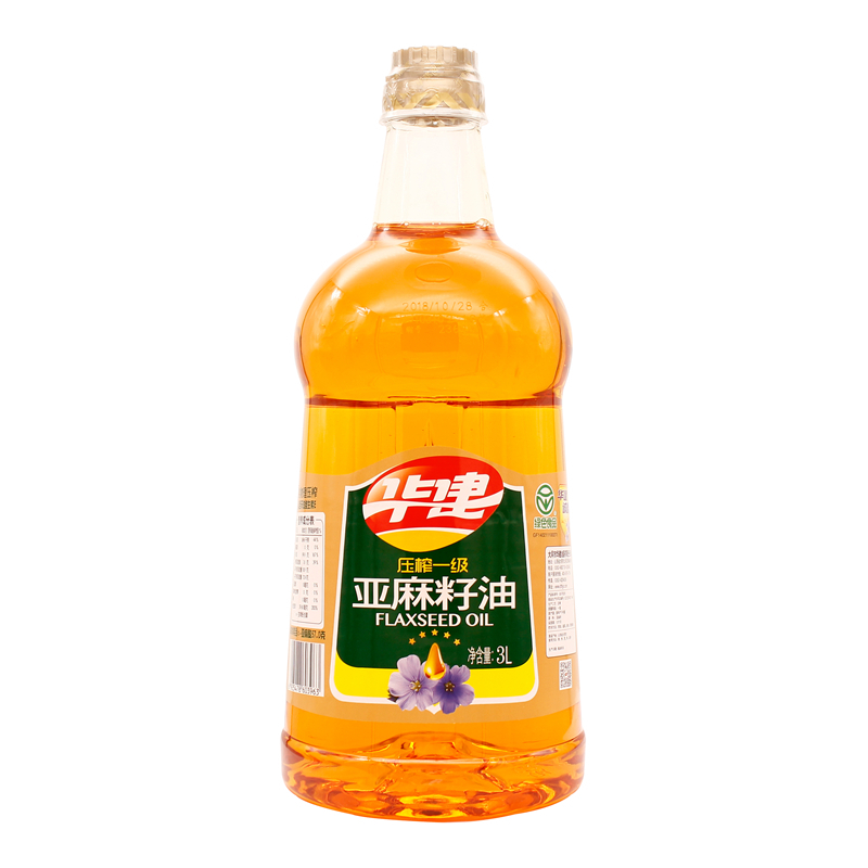 华建诚鑫 压榨一级亚麻籽油3L