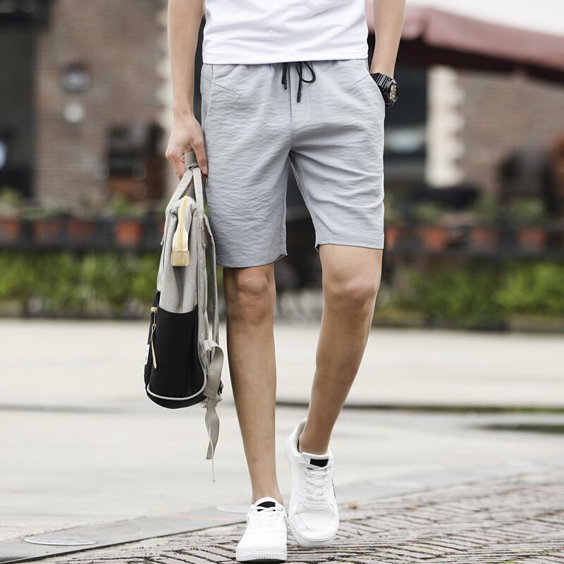 短裤男夏天男士夏季休闲裤薄款男裤子五分裤宽松中裤透气夏裤