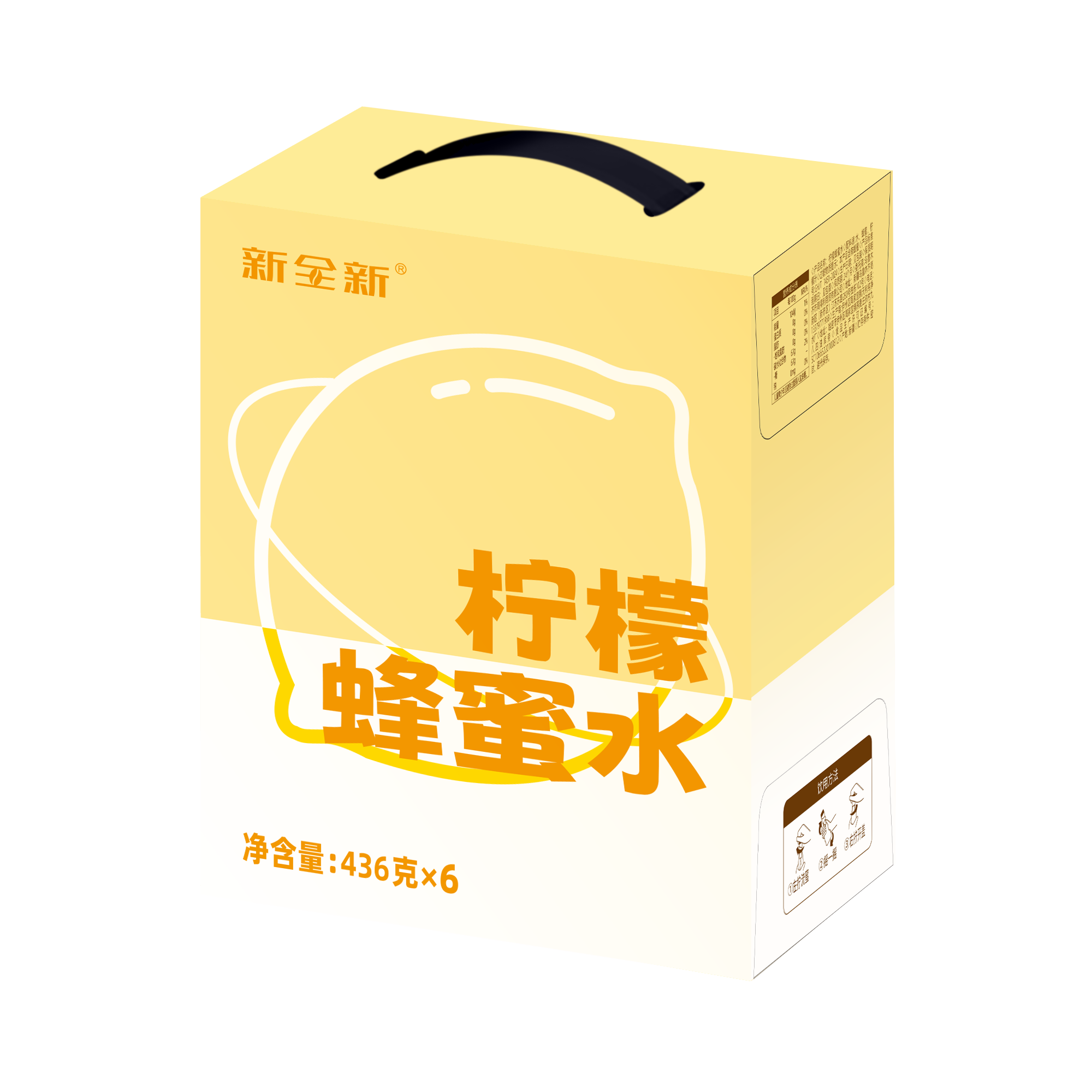 新全新柠檬蜂蜜水436g*6瓶/箱高清大图