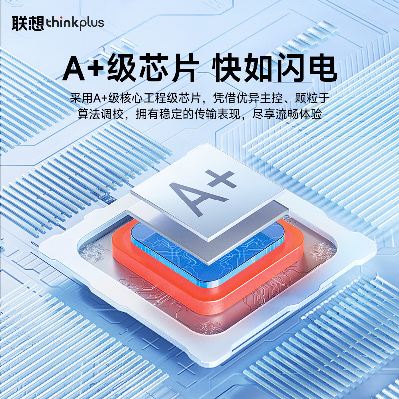 联想Thinkplus Type-C+USB3.2双接口手机固态U盘 TSU305(512G)高清大图