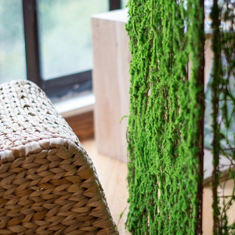 汐岩仿真青苔装饰屏风 栅栏 篱笆 围栏 铁艺园艺可连接无限长 大高清大图