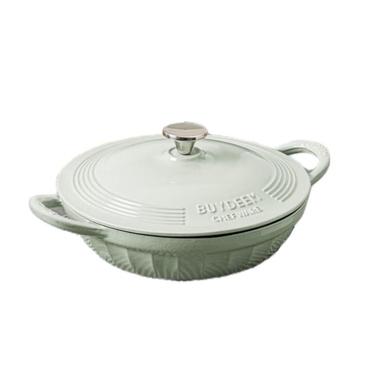 北鼎28cm焖焗锅CP181浅衫绿