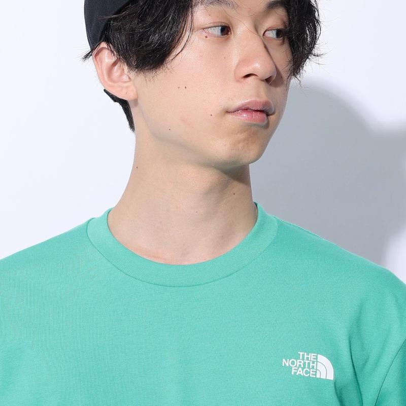 THE NORTH FACE户外透气速干短袖T恤男装CoolDry伸缩LOGO印花休闲运动衫