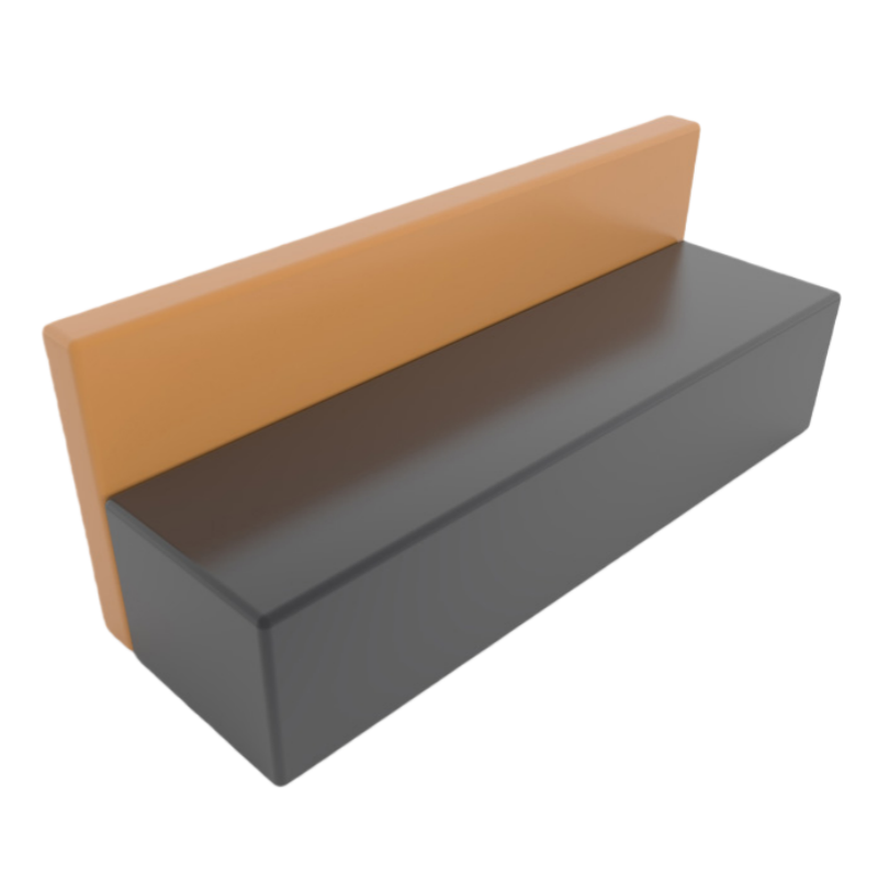 智叶舟沙发三人位180*60*70cm张高清大图