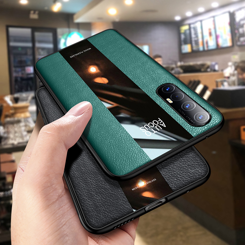 安美宝 opporeno3pro手机壳reno3元气版手机套oppo皮新款超薄opp防摔硅胶软壳5g版男女por网红op