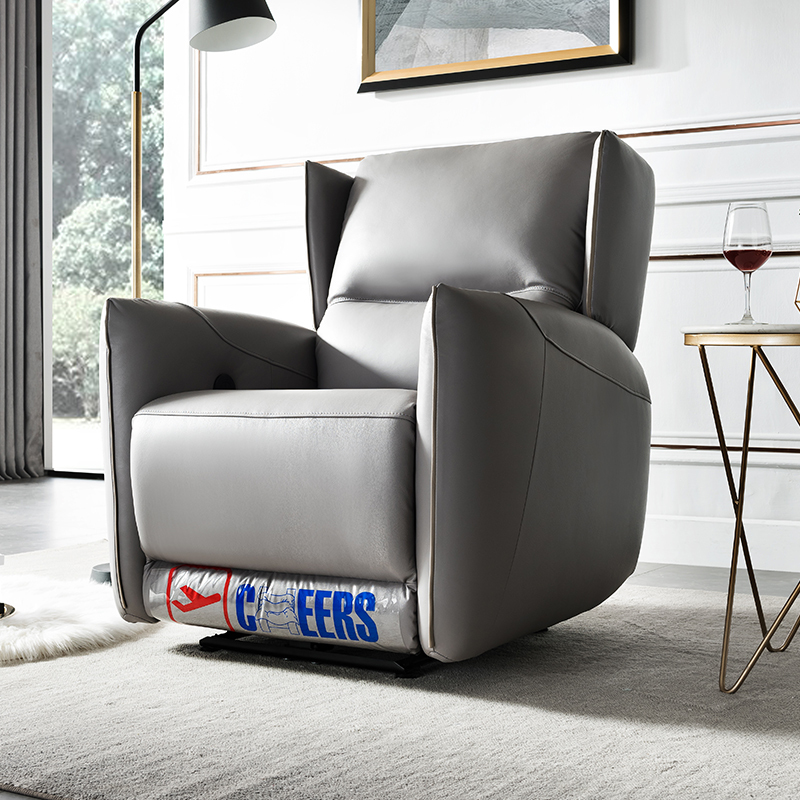 芝华仕cheers头等舱单人功能沙发芝华士意式真皮小户型电动单椅沙发