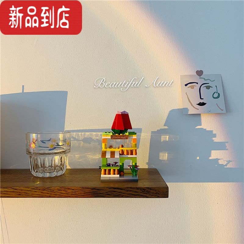 真智力*漂亮的小姨妈*韩国ins可爱少女拼插积木迷你积木diy礼物摆件图片