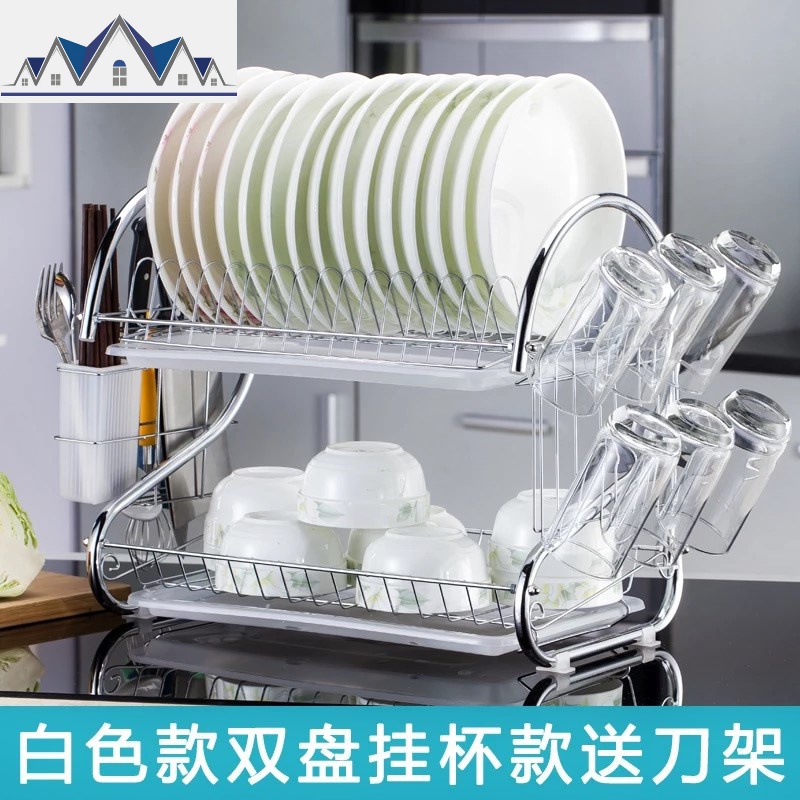 厨房放碗架沥水架装碗筷收纳箱带盖碗柜不锈钢碗碟收纳盒 三维工匠高清大图