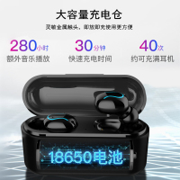 夏新 Q32S 无线蓝牙耳机5.0双耳超小迷你隐形TWS蓝牙耳机耳塞式入耳式运动跑步 小米苹果安卓手机通用 白色