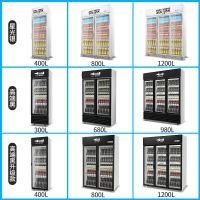 【品牌自营】乐创（lecon）800L单门展示柜冷藏保鲜立式冰柜双门商用冰箱饮料超市冰柜水果厨房陈列柜点菜柜冷柜