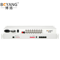 博扬(BOYANG)BY-8E1-4E-60KM PDH光端机8E1 8路2m+4路以太网 FC单纤60公里机架式双电源