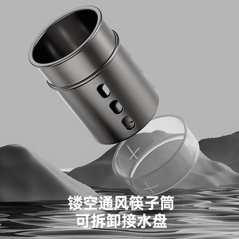 谋福 多功能厨房置物架 收纳架带杆(黑色40cm+锅盖架)*/个高清大图