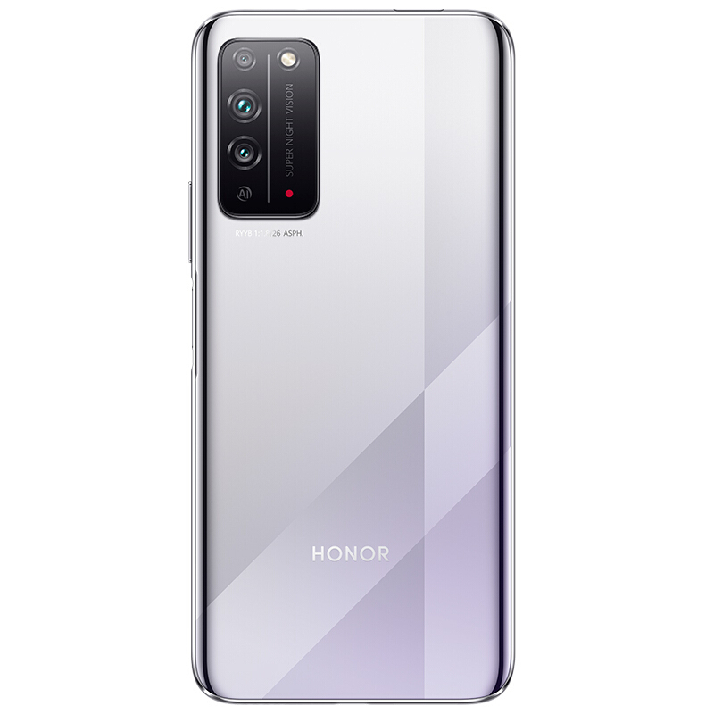 荣耀(honor) 华为荣耀x10 6gb 64gb 光速银 麒麟820 双模九频5g 90hz