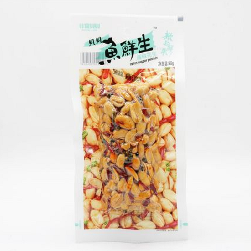 非常贝贝鱼鲜生藤椒花生90g