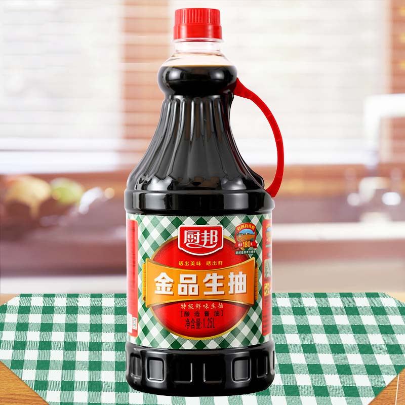 厨邦金品生抽125l