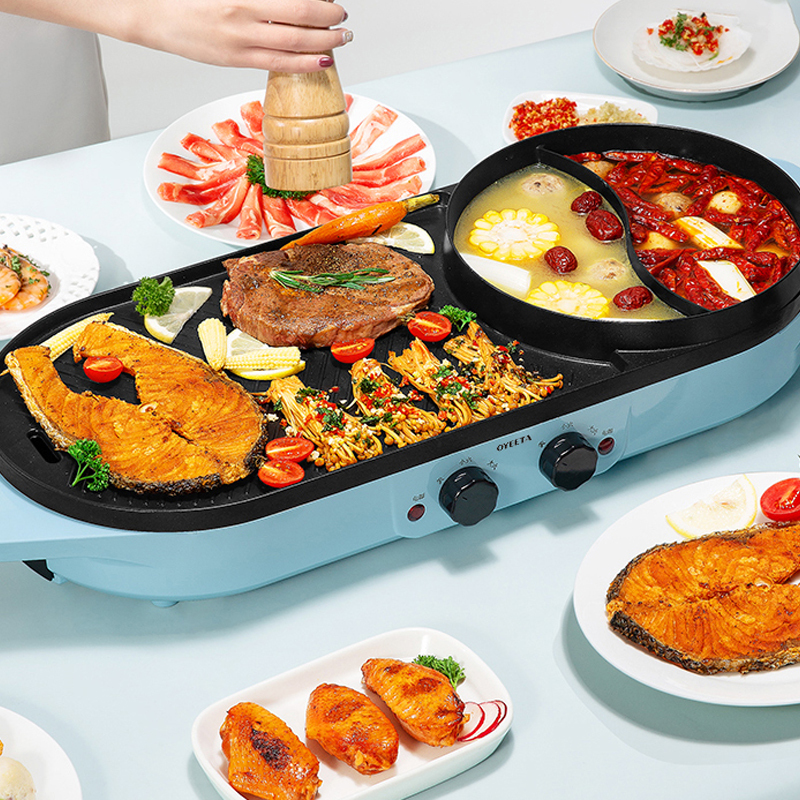 欧宜达oyeeta美味每刻多功能涮烤锅oyt0665视频