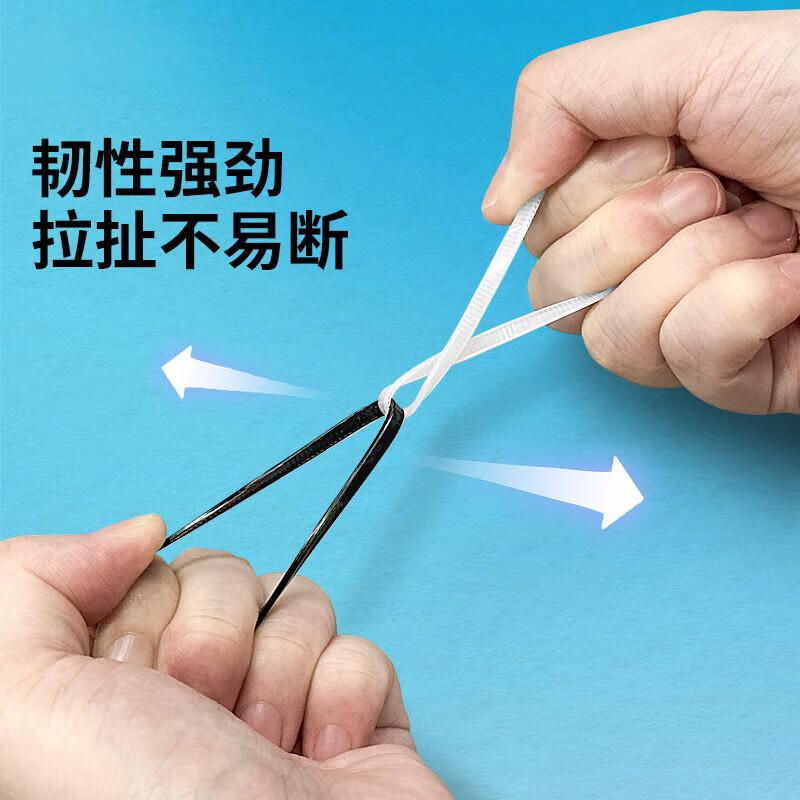安盾帅 尼龙扎带 国标10*250 足数100条/包 ADS-6600026(计价单位:包)高清大图